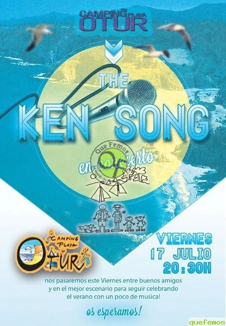 Concierto de The Ken Song en el Camping de Otur