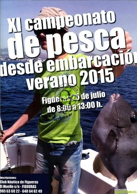 XI Campeonato de pesca desde embarcación de Figueras 2015