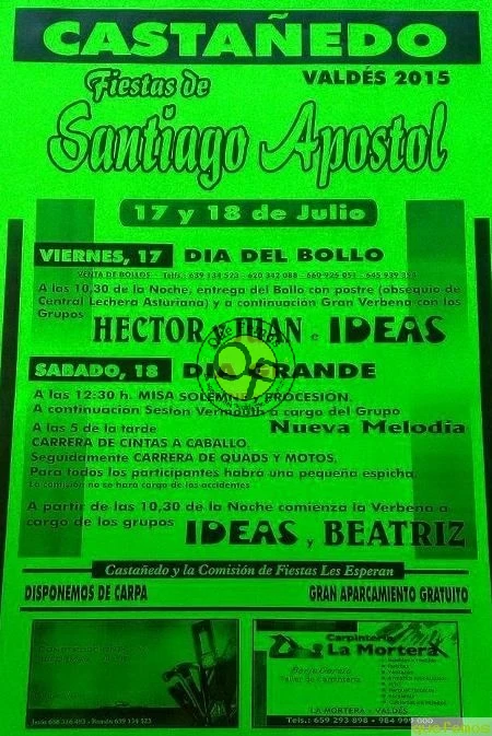 Fiestas de Santiago Apóstol 2015 en Castañedo