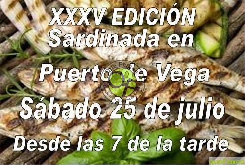 XXXV Sardinada en Puerto de Vega: julio 2015