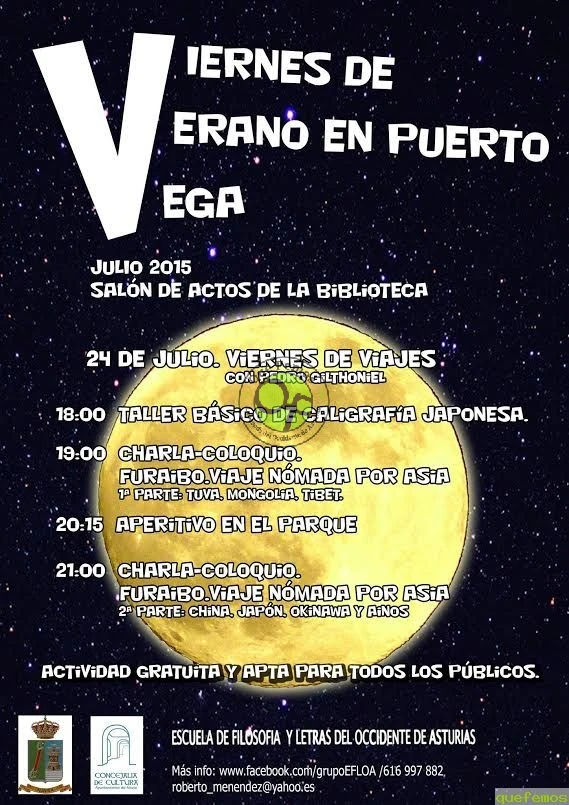 Viernes de Verano en Puerto de Vega: Viernes de Viajes con Pedro Gilthoniel