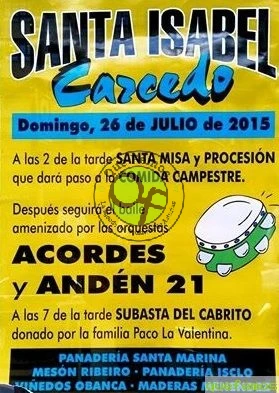 Fiestas de Santa Isabel 2015 en Carcedo