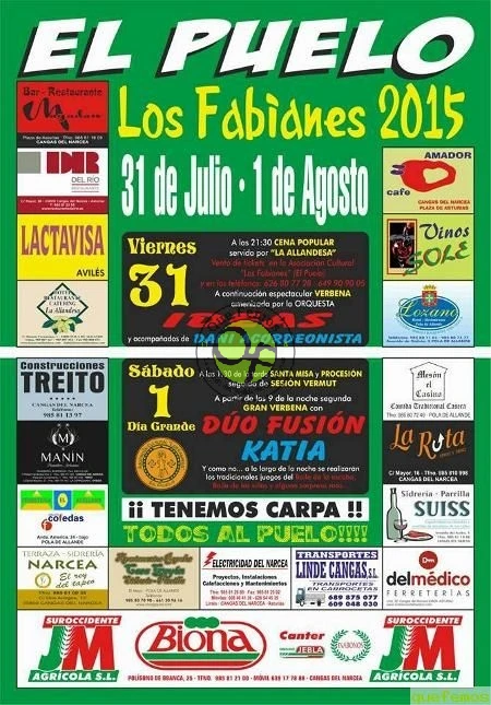 Fiestas de Los Fabianes 2015 en El Puelo