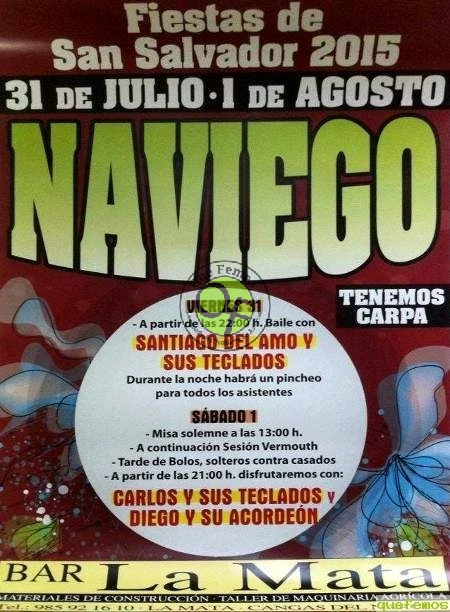 Fiestas de San Salvador 2015 en Naviego