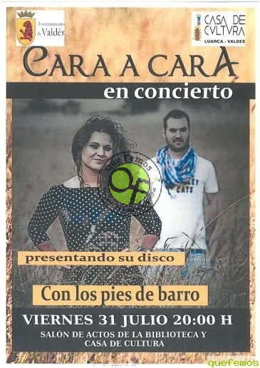 Concierto de Cara a Cara en Luarca