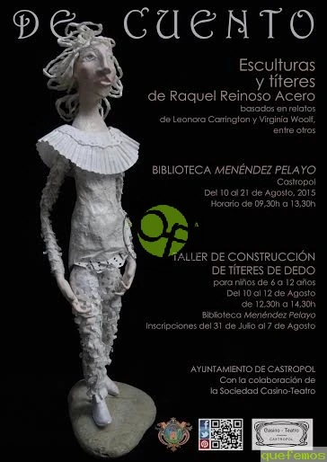 Exposición de esculturas y títeres en Castropol