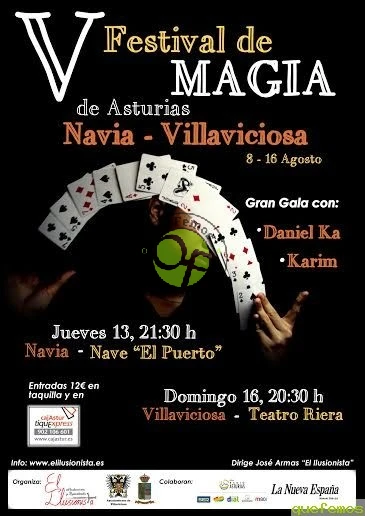 V Festival de Magia de Asturias en Navia 2015