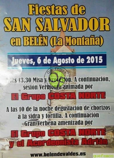 Fiestas de San Salvador 2015 en Belén de La Montaña