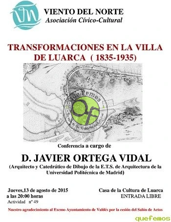 Charla sobre las transformaciones en Luarca de 1835 a 1935