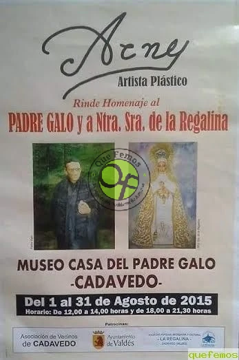 Exposición del artista Arny en la Casa del Padre Galo en Cadavedo