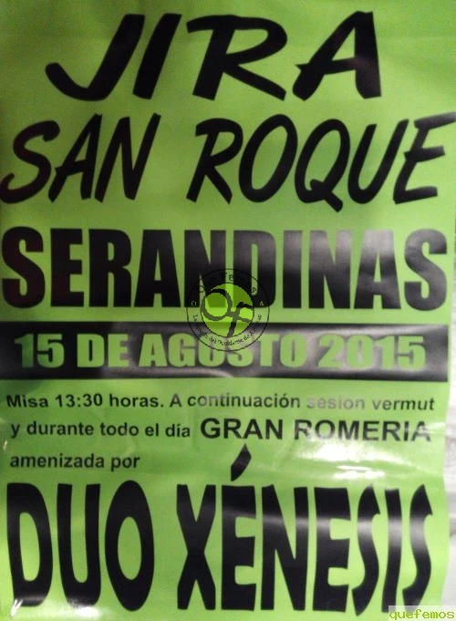 Jira de San Roque 2015 en Serandías