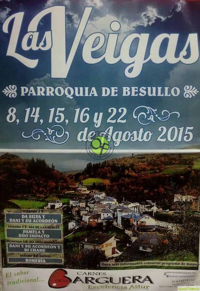 Fiestas de Las Veigas 2015 en Besullo