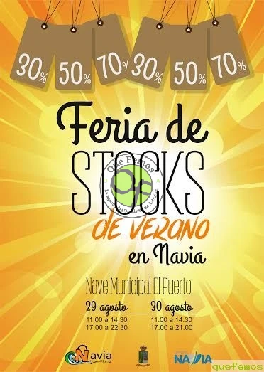 Feria de Stocks en Navia