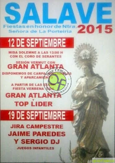 Fiestas de Nuestra Señora de La Porteiría 2015 en Salave