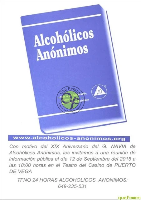 XIX Aniversario del Grupo Navia de Alcohólicos Anónimos