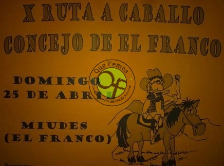 X Ruta a caballo “Concejo de El Franco”