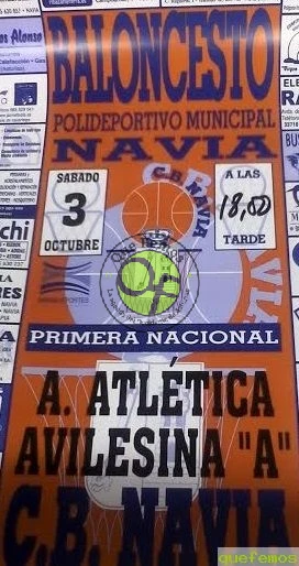 Baloncesto en Navia: A.Atlética Avilesina-C.B.Navia