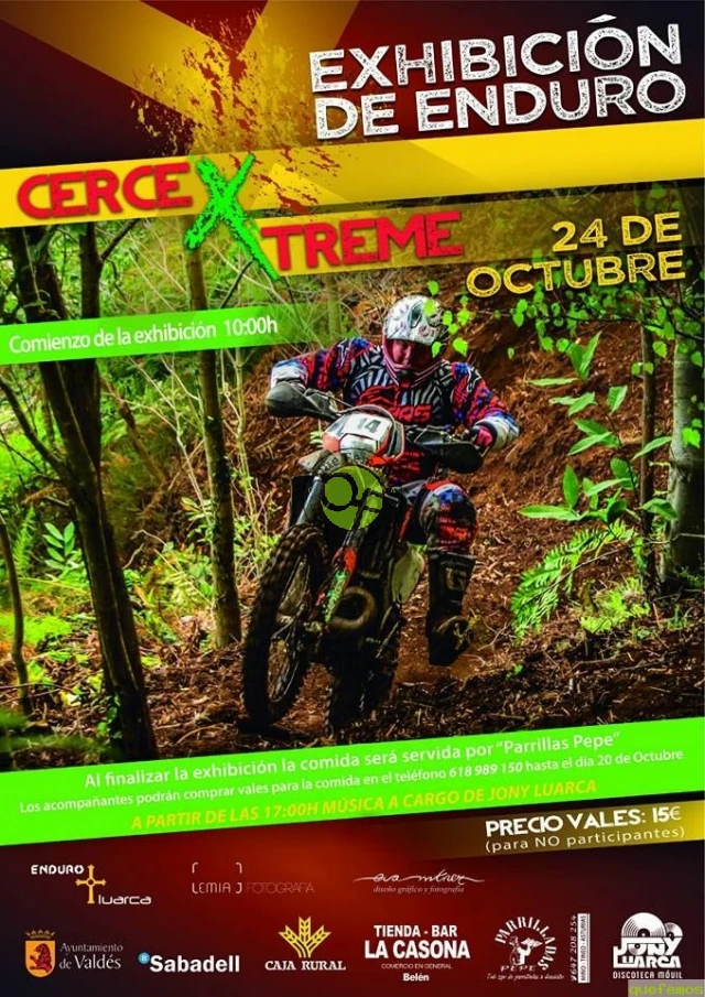 Exhibición Enduro CerceXtrem en Luarca 2015