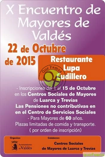 X Encuentro de Mayores de Valdés 2015