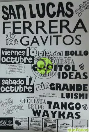 Fiestas de San Lucas 2015 en Ferrera de los Gavitos