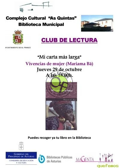 Club de lectura en El Franco: 