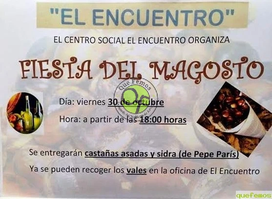 Magosto 2015 en el Centro Social El Encuentro de Navia