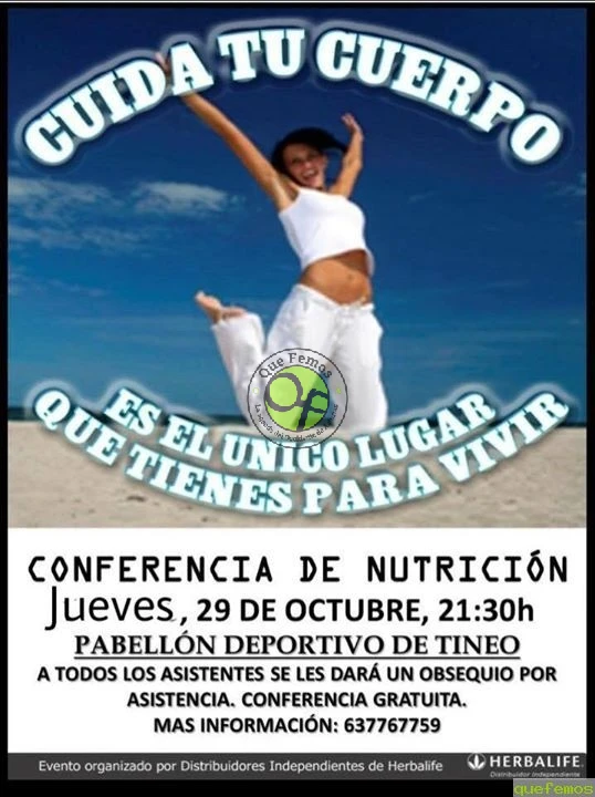 Conferencia sobre nutrición en Tineo