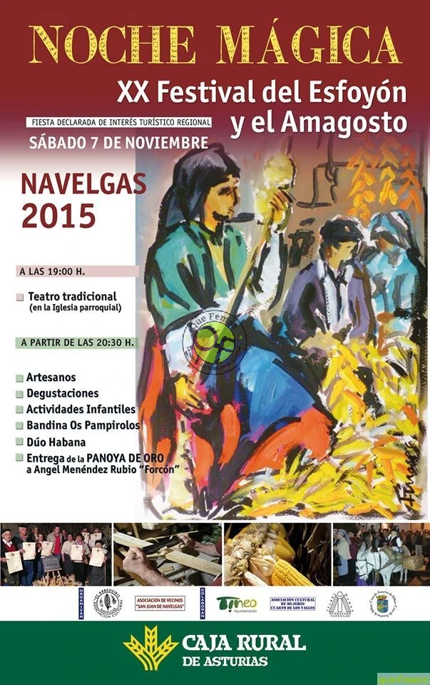 XX Festival del Esfoyón y el Amagosto en Navelgas 2015
