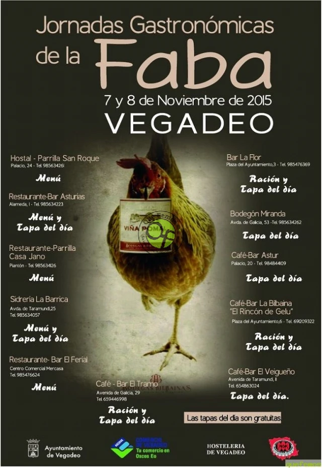 Jornadas Gastronómicas de la Faba 2015 en Vegadeo