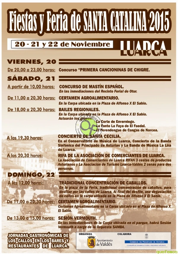 Fiestas y Feria de Santa Catalina 2015 en Luarca