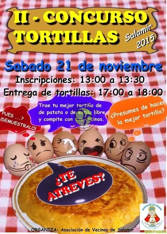 II Concurso de Tortillas en Salamir 2015