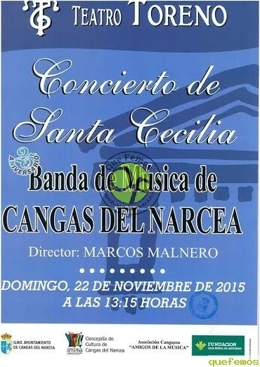 Concierto de Santa Cecilia 2015 en Cangas del Narcea