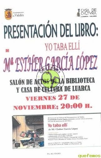 María Esther García presenta su nuevo libro en Luarca: 