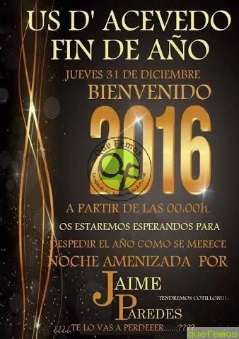 Nochevieja 2015 en Acevedo
