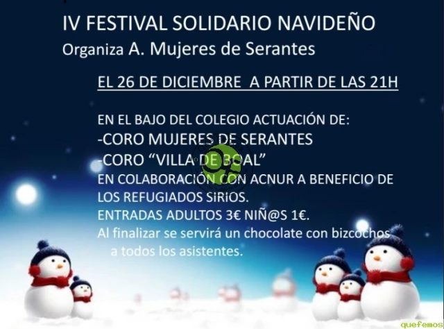 IV Festival Solidario Navideño en Serantes 2015