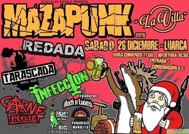 Concierto Mazapunk 2015 en Luarca