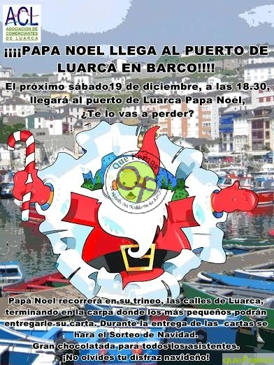 Papá Noel visita Luarca