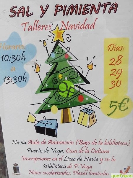 Talleres navideños de Sal y Pimienta: Navidad 2015