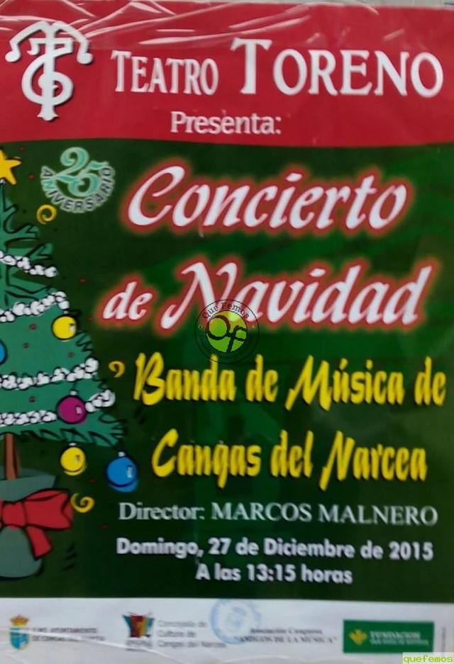 Concierto de Navidad 2015 de la Banda de Música de Cangas del Narcea