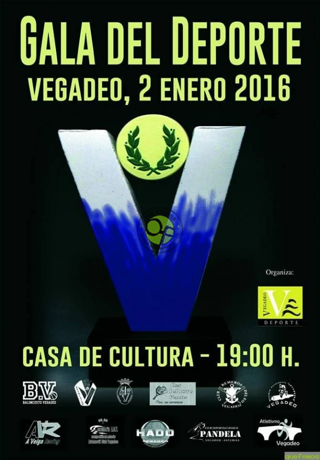 V Gala del Deporte 2016 en Vegadeo