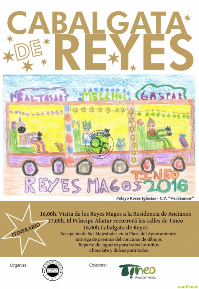 Cabalgata de Reyes 2016 en Tineo