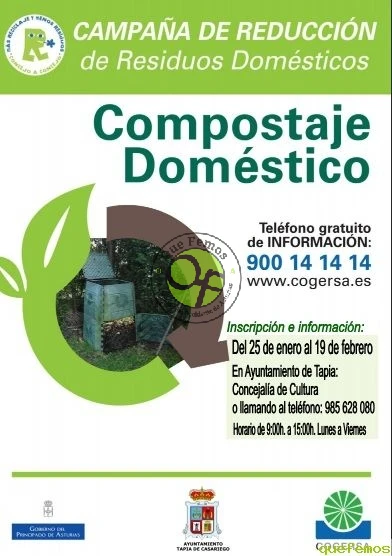 Campaña de compostaje doméstico 2016 en Tapia