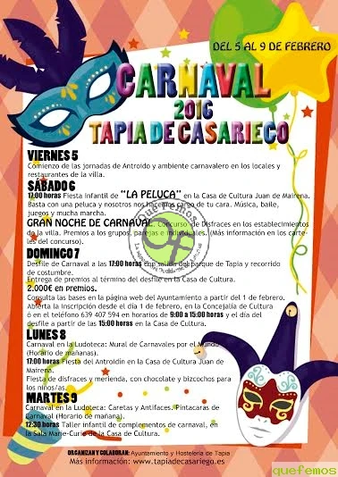 Carnaval 2016 en Tapia de Casariego