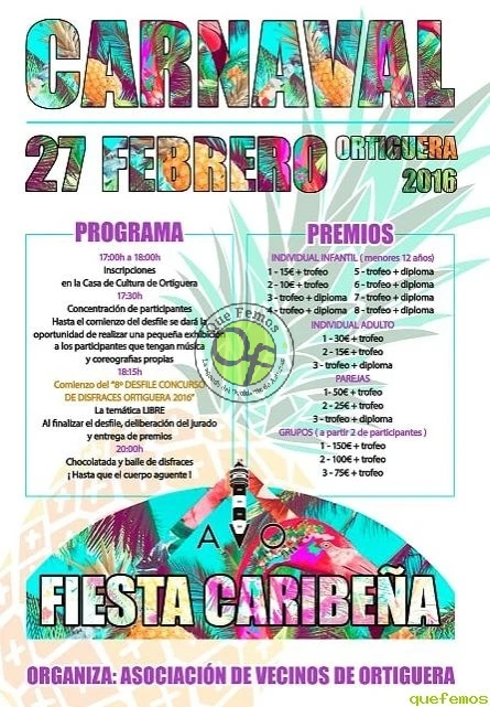 Fiesta Caribeña en Ortiguera