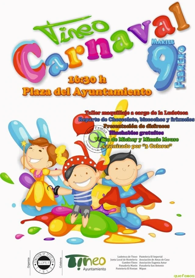 Carnaval Infantil 2016 de Tineo