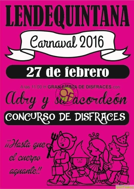 Carnaval 2016 en Lendequintana