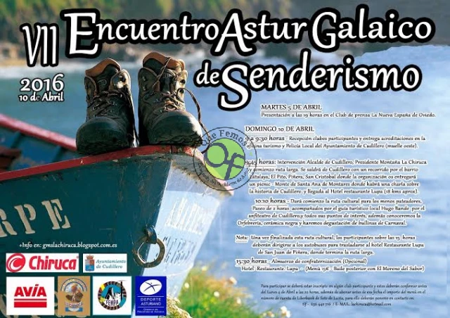 VII Encuentro Astur Galaico de Senderismo 2016 en Cudillero