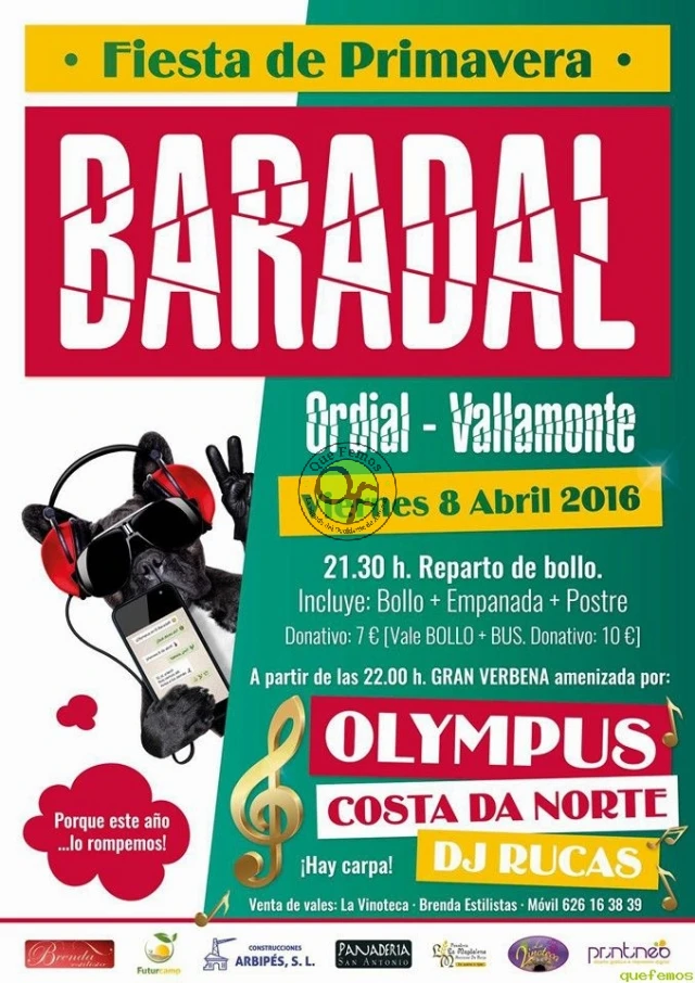 Fiesta de la Primavera 2016 en Baradal