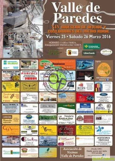 XIV Muestra de Oficios y Costumbres del Medio Rural del Valle de Paredes 2016