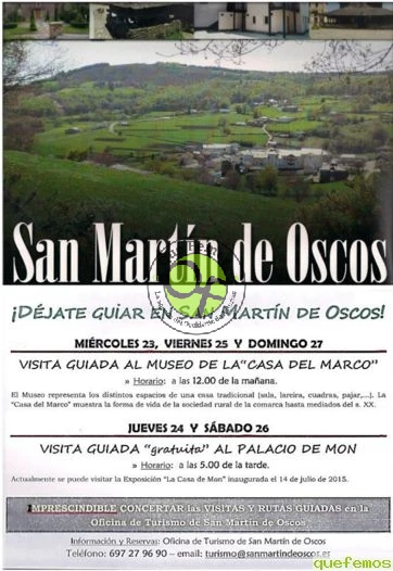 Semana Santa 2016 en San Martín de Oscos: visitas guiadas